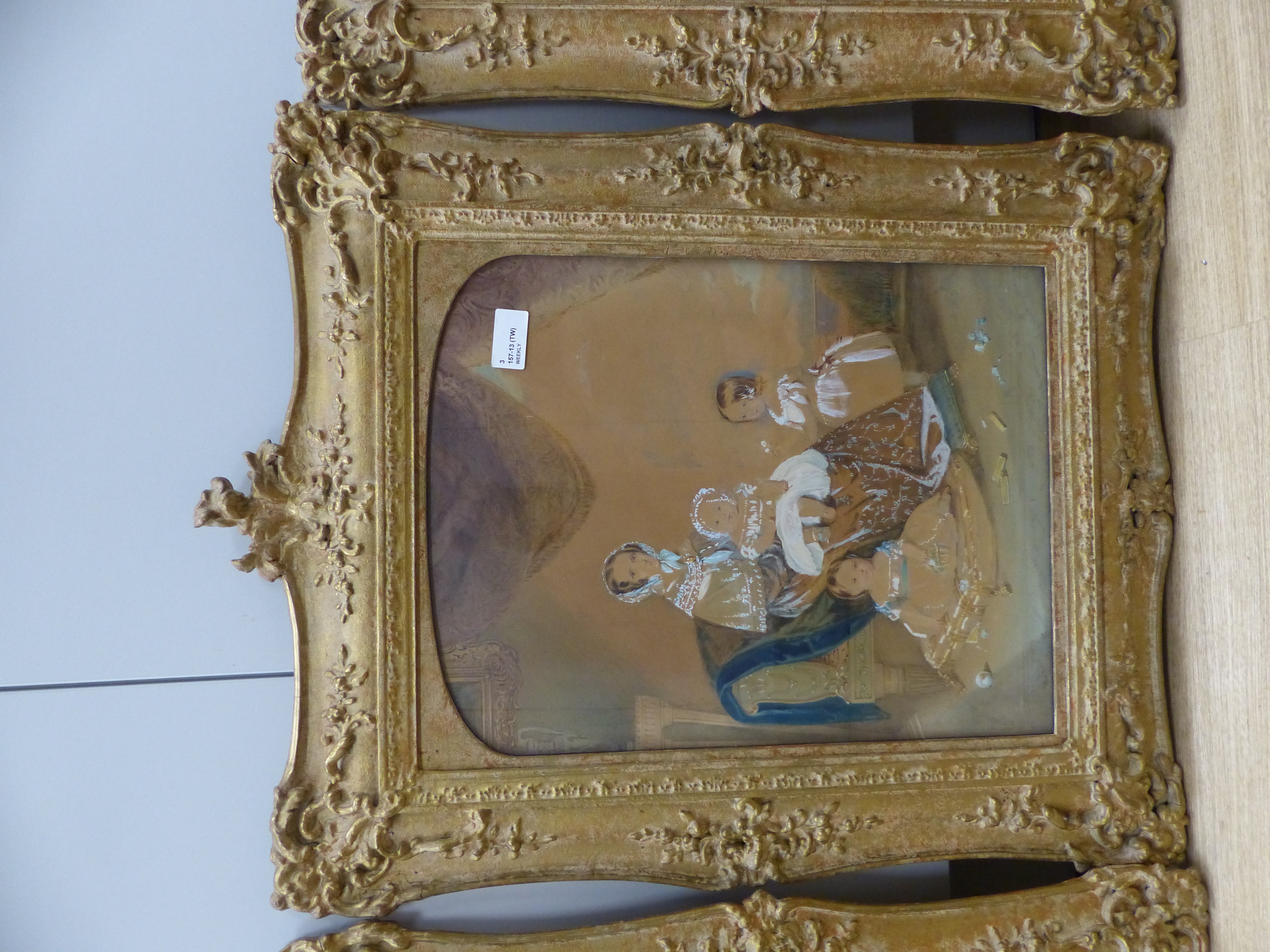 A group of three early 19th century watercolour portraits